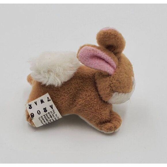 Vintage Pound Puppies Mini Rabbit Plush Light Brown 2.5" - Picture 4 of 6
